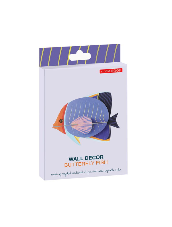 Wanddeko Papier 'Leuchtender Diskusfisch'