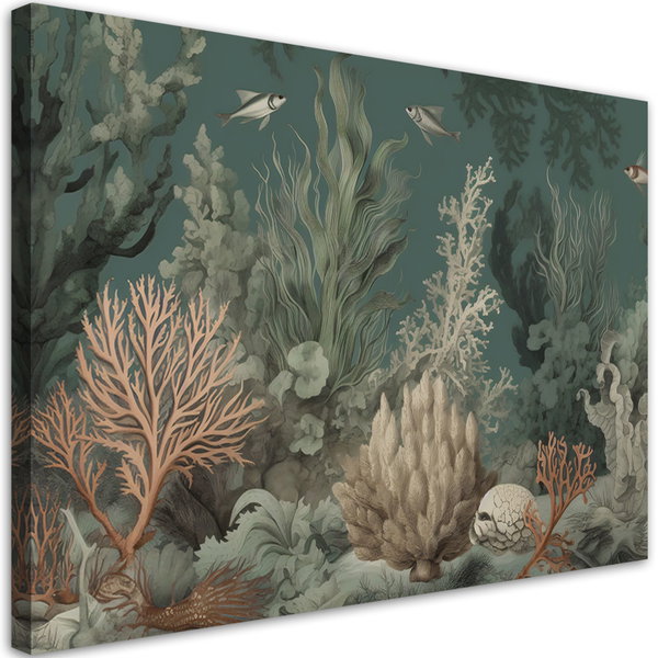 Kunstdruck auf Leinwand 'Coral Reef 5'