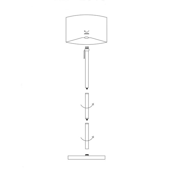 Lampada da terra 'Olivia OF1'