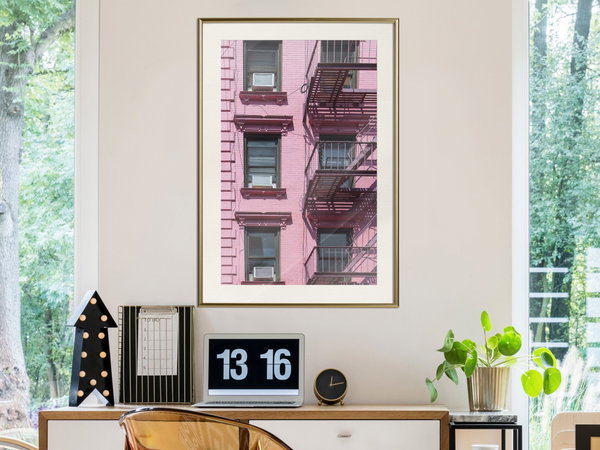 Plakat 'Pink Facade'