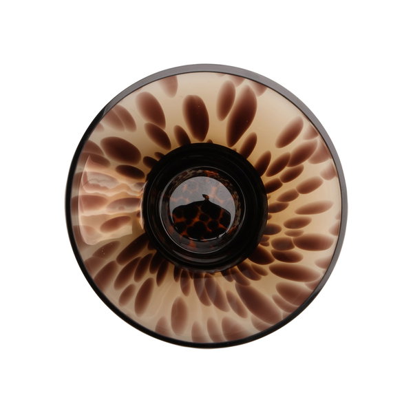 Glas Vase 'Leopard Glow' von Goebel 23,5x40x23,5cm