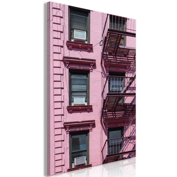 Impression sur toile 'Fire Stairs Vertical'