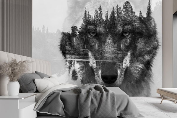 Tapete 'Wolf Dreams'