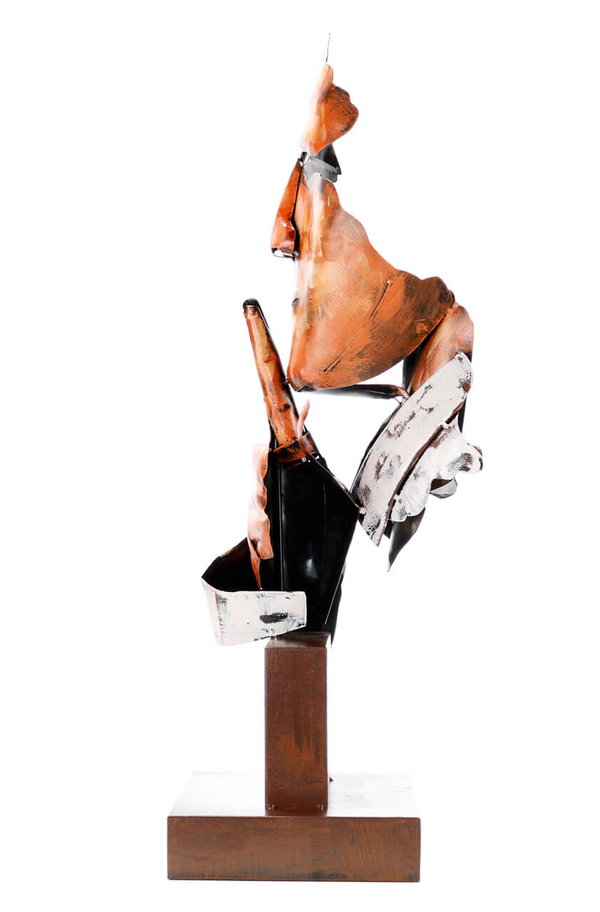 Metall Skulptur 'Keeper of Mystery' 70x20x20cm