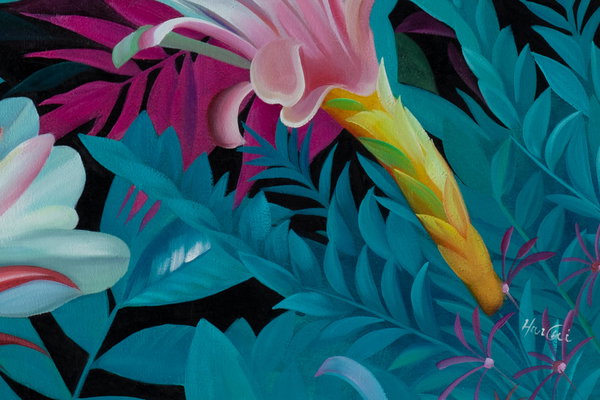 Pintura aplicada con generosidad