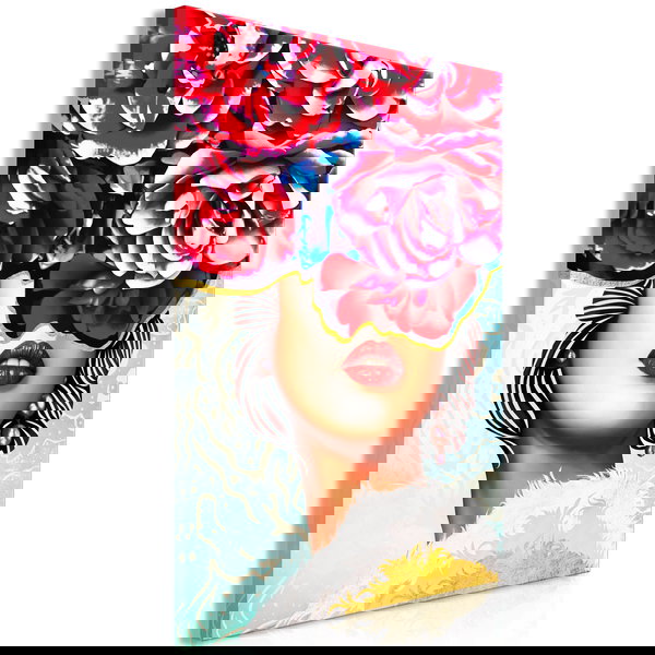 Umjetnički print na platnu 'Sweet Lips Vertical'