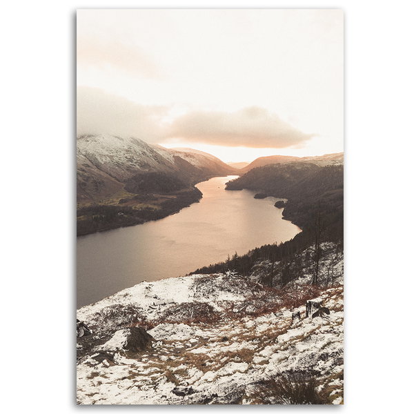 Kunstdruck auf Leinwand 'Serene Lake 1'