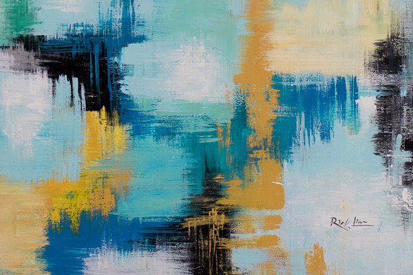 Pintura aplicada con generosidad