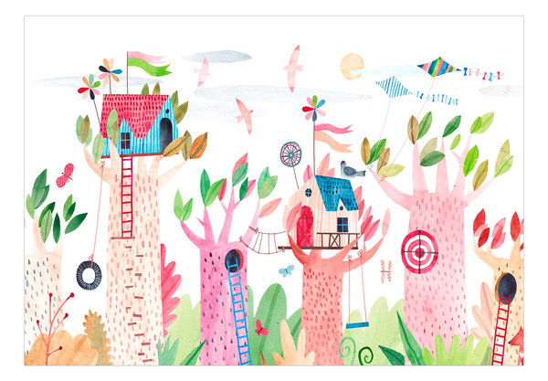 Tapete 'Tree Houses'
