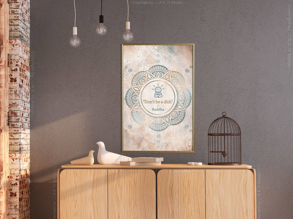 Poster 'Buddha Is Right'