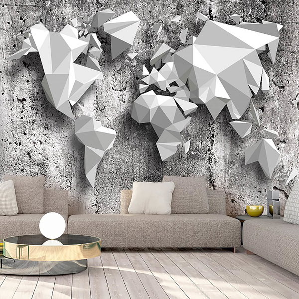 Selbstklebende Tapete 'Geometrische Welt'
