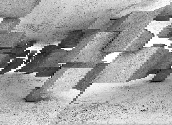 Papel de parede 'Concrete Cubes Pattern' 350x255cm