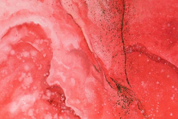 Großzügig aufgetragene Farben
