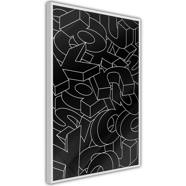 Poster 'Scattered Letters'