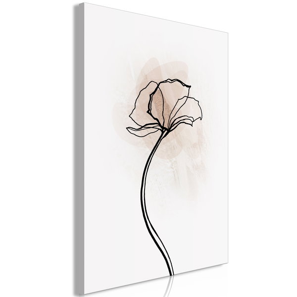 Kunstdruk op canvas 'Left to the Sun Vertical'