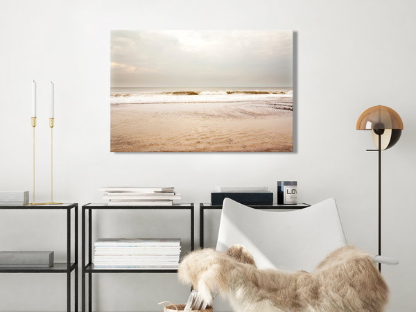 Kunstdruck auf Leinwand 'Sea After Storm Wide'