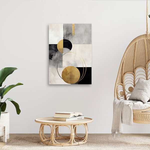 Kunstdruck auf Leinwand 'Geometric Elegance 3'
