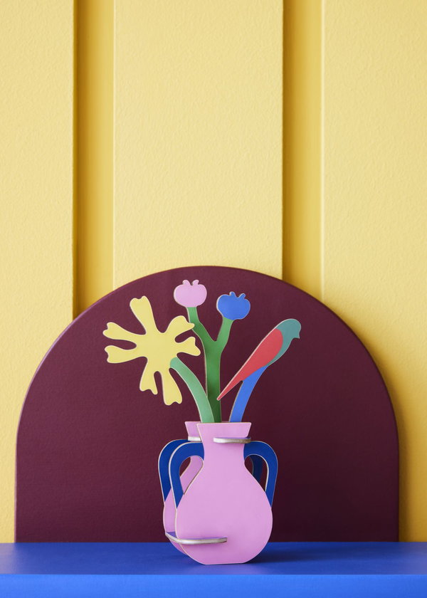 Papierskulptur 'Matisse Paper Bloom II'