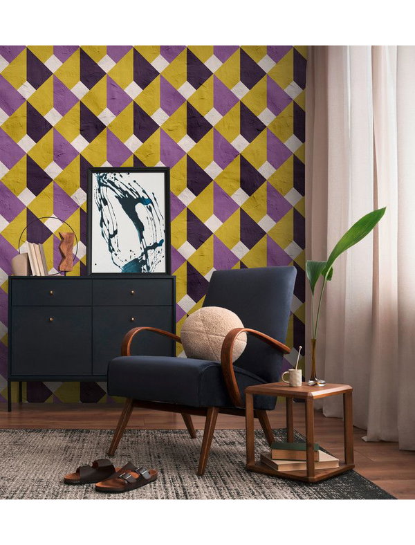 Tapete 'Geometric Prism' 159x280cm