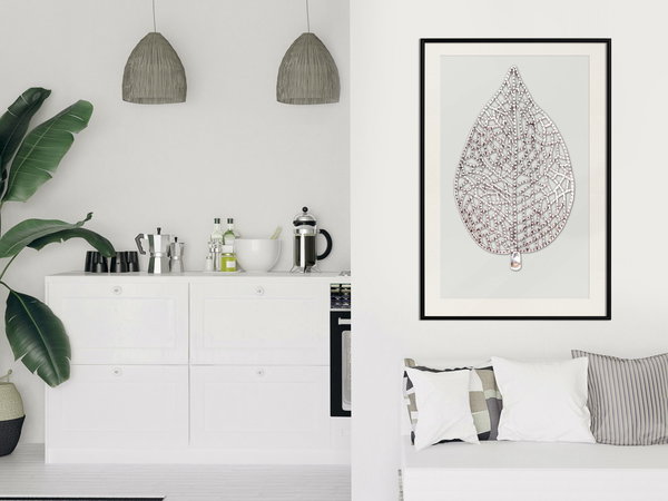 Poster 'Leaf-Shaped Pendant'