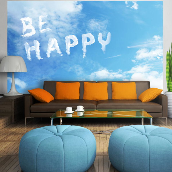 Papel de parede 'Be happy'