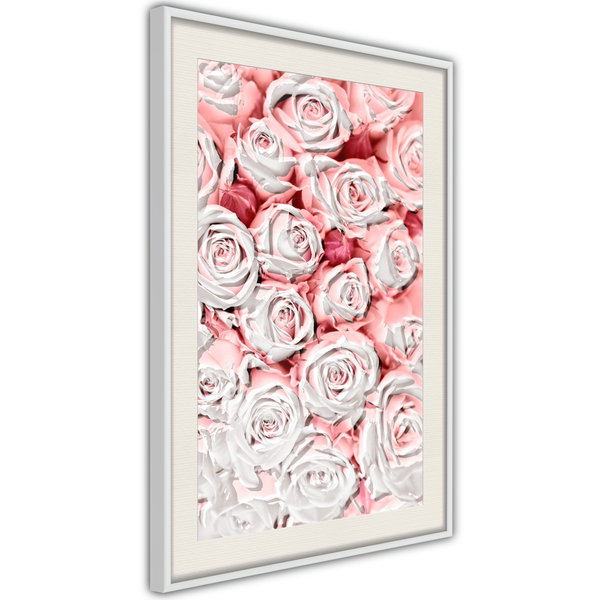 Poster 'White Rosaes'