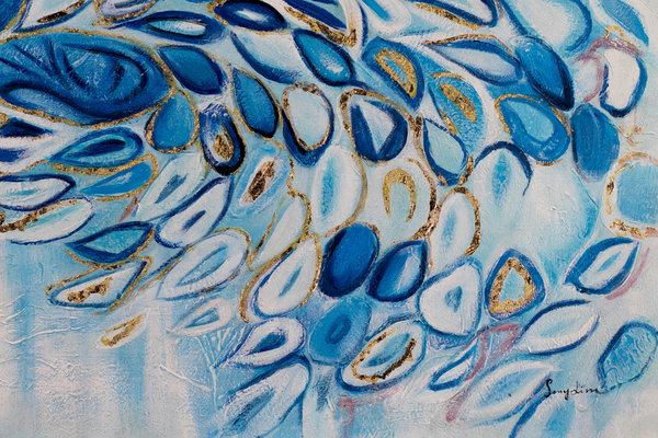 Pintura aplicada con generosidad