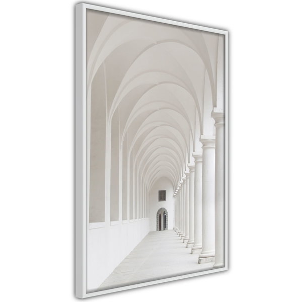 Poster 'White Colonnade'