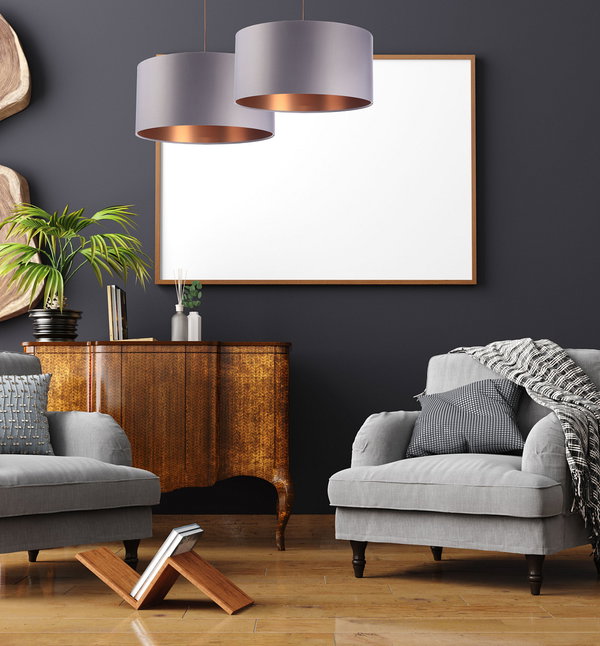 Suspension luminaire 'Glamour Cozy Grand 1'