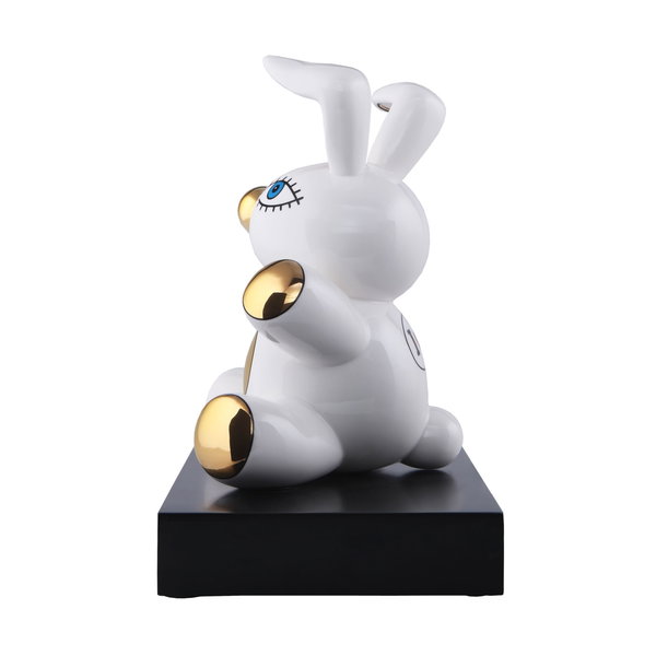 Porzellan Figur 'Magic Bunny' von Mauro Bergonzoli 18x29,5x27cm