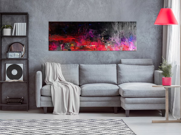 Kunstdruck auf Leinwand 'Hot August Narrow'