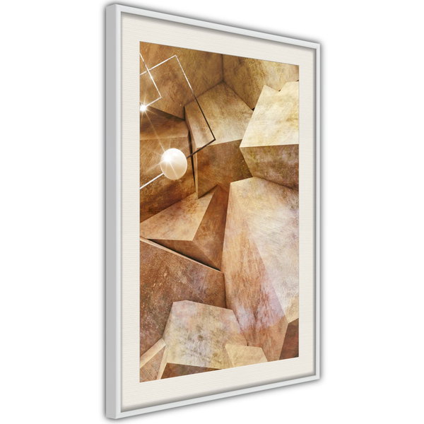 Poster 'Cubic Rocks'