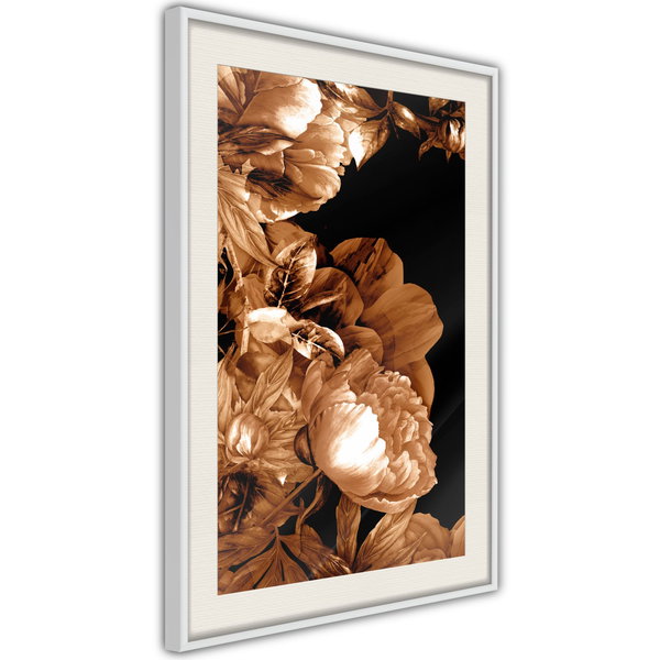 Poster 'Summer Flowers in Sepia'