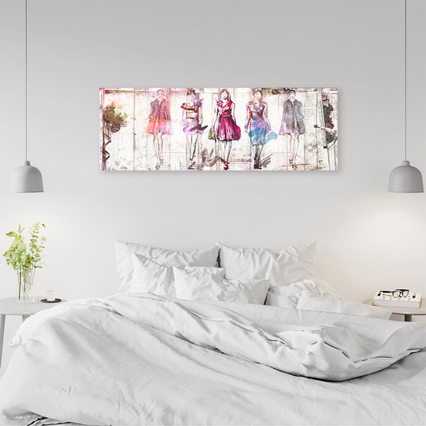 Kunstdruck auf Leinwand 'Runway Reverie'