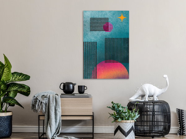 Kunstdruck auf Leinwand 'Solar Clearances Vertical'