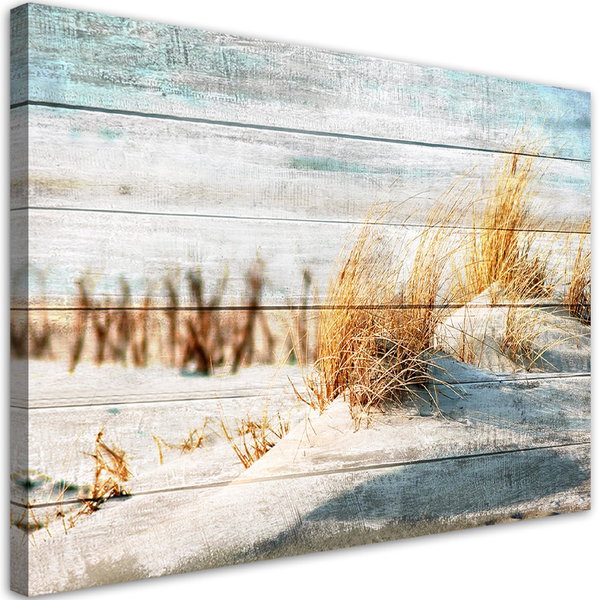 Kunstdruck auf Leinwand 'Grass Lines'