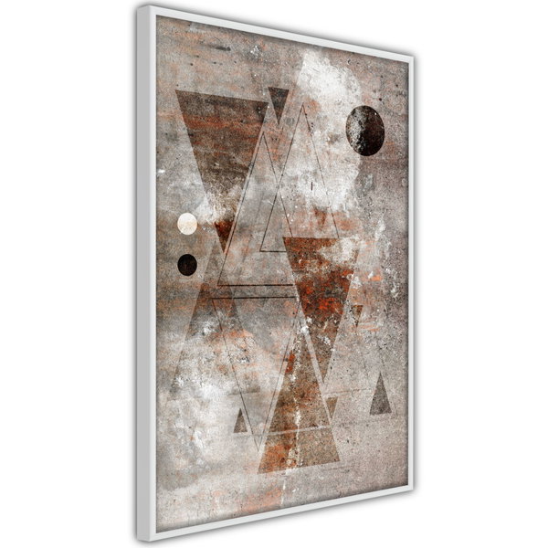 Poster 'Brick-Built Triangles'
