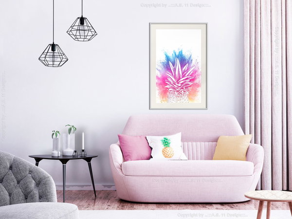 Poster 'Colourful Pineapple'