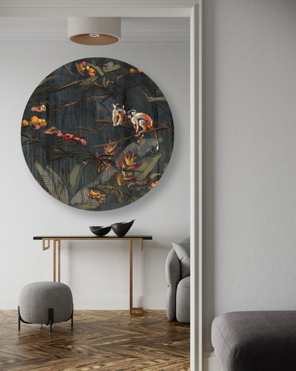 Rundes Bild 'Jungle Whispers'
