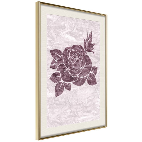 Poster 'Monochromatic Rosae'