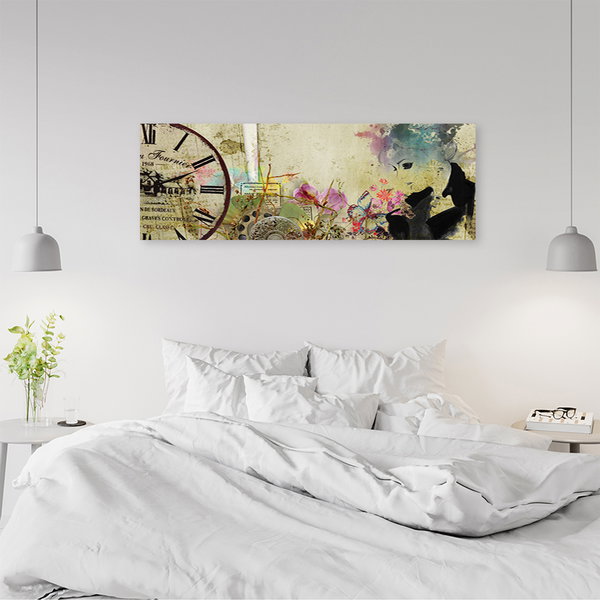 Kunstdruck auf Leinwand 'Whispers of Time and Nature'