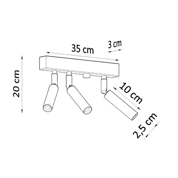 Plafonnier « EYETECH 3 »
