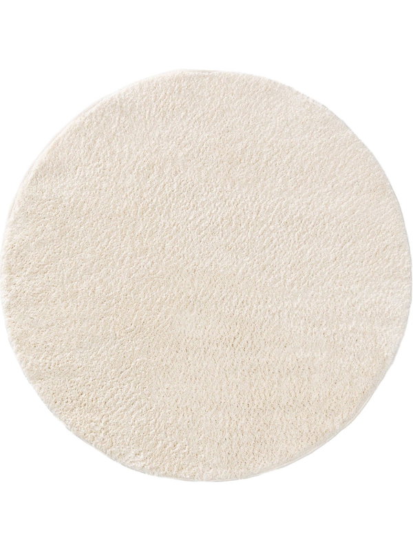 Design Hochflorteppich Soda Weiß