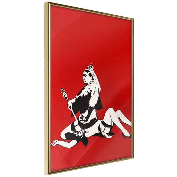 Poster 'Banksy: Queen Victoria'