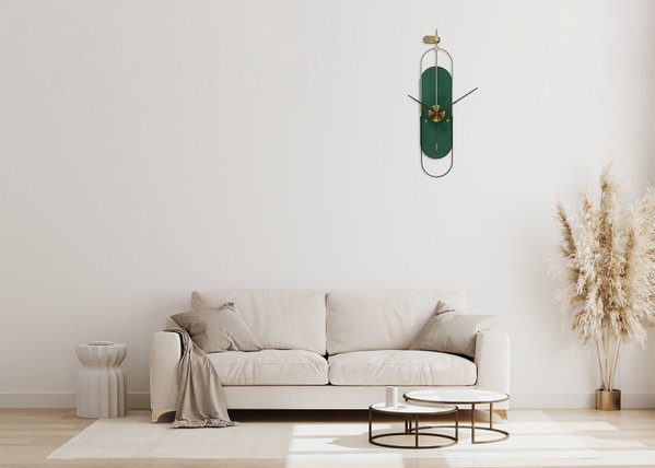 Déco murale intemporelle et horloge pratique en un