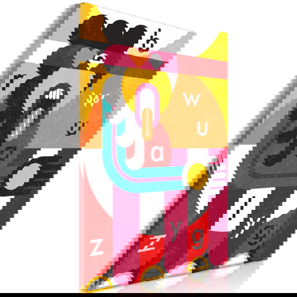 Kunstdruk op canvas 'Art of Design Vertical'