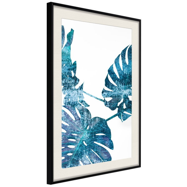 Poster 'Sapphire Monstera'