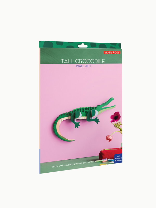 Wanddeko Papier 'Tall Crocodile'
