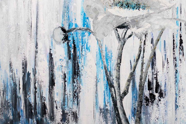 Großzügig aufgetragene Farben