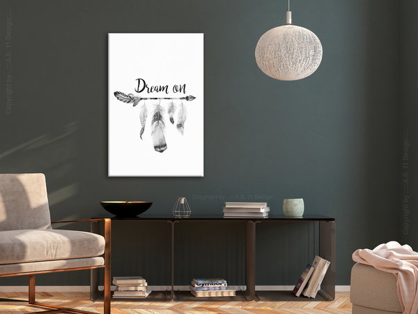 Kunstdruck auf Leinwand 'Dream On Vertical'